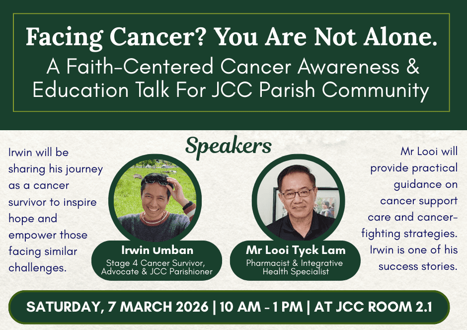 Faith, Knowledge & Hope: A Cancer Awareness and Education Talk at Jesus Caritas Church