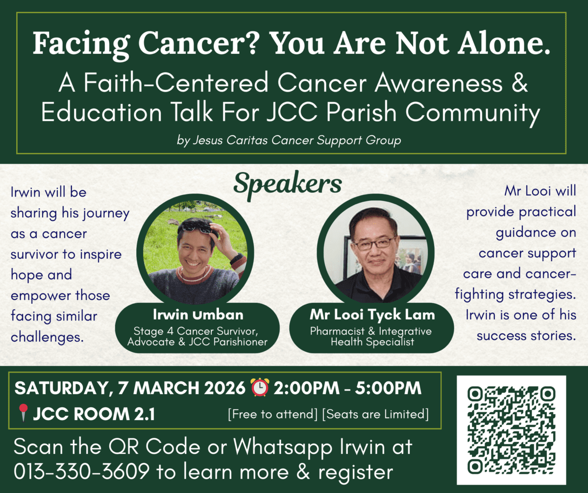 Faith, Knowledge & Hope: A Cancer Awareness and Education Talk at Jesus Caritas Church